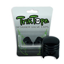 Load image into Gallery viewer, Trik Topz Piston Valve Caps Black