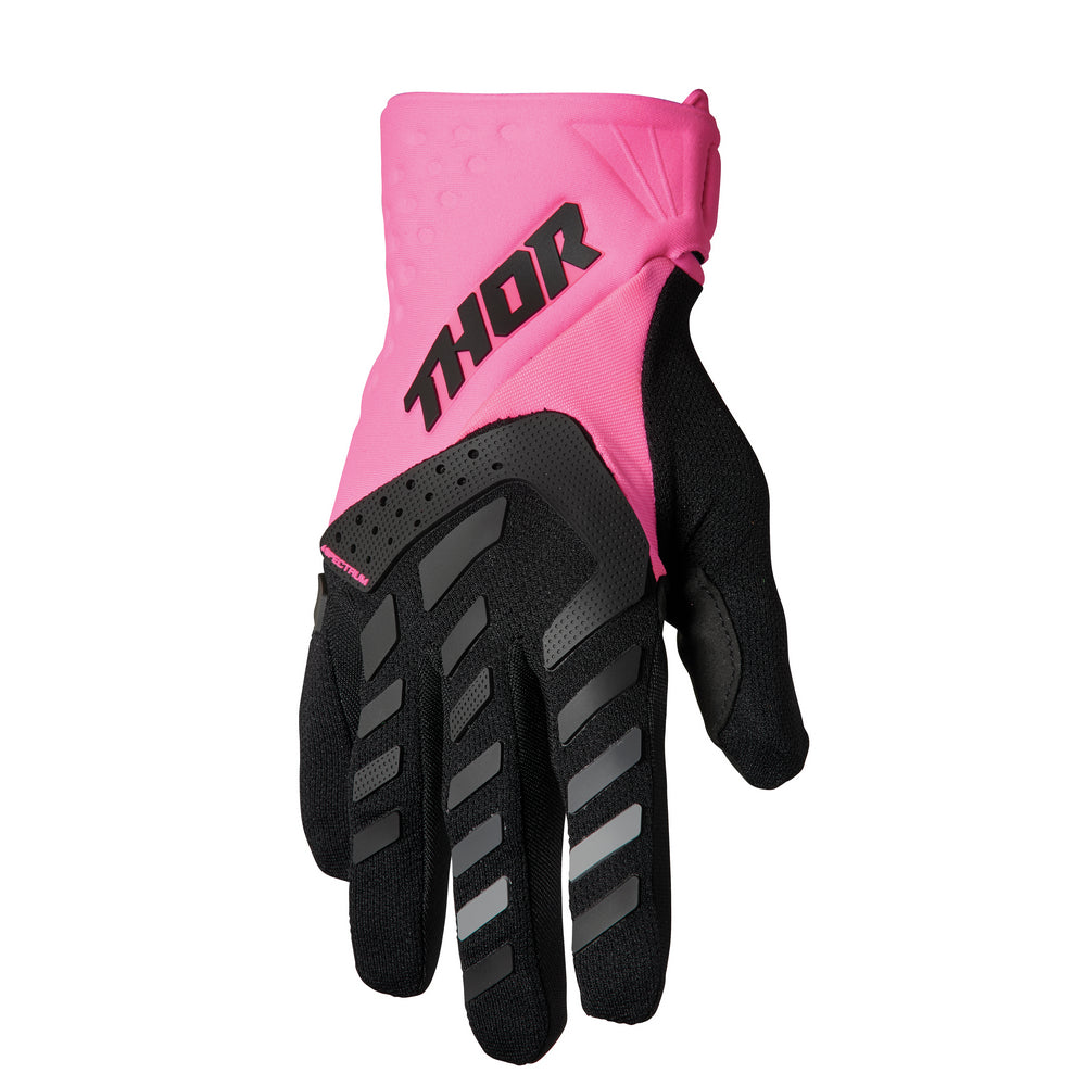 Thor Adult Womens Spectum MX Gloves - Pink Black - S22