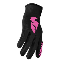 Load image into Gallery viewer, Thor Sector Womens MX Gloves - BLACK/PINK
