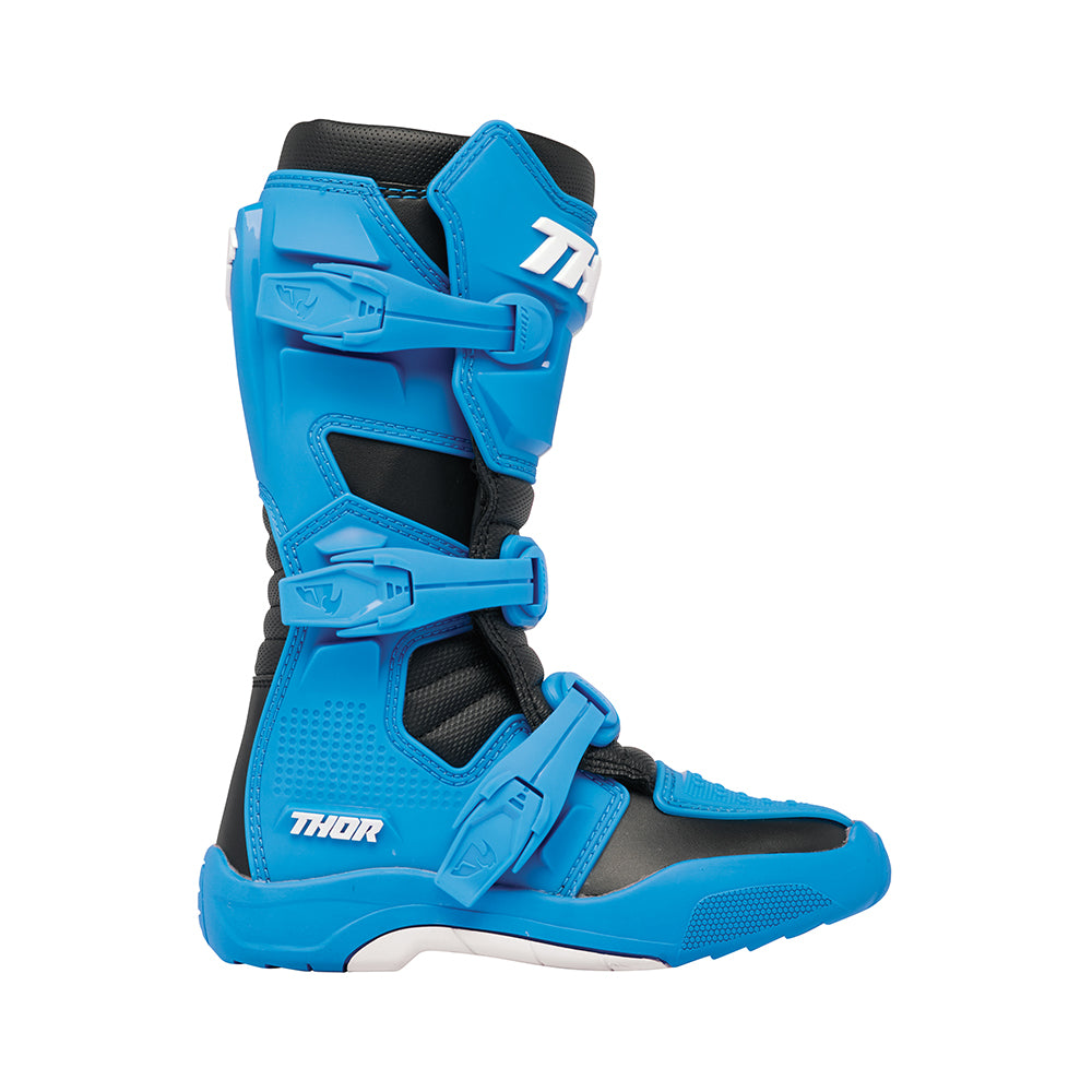 Thor Blitz XR Youth MX Boots - Blue/Black