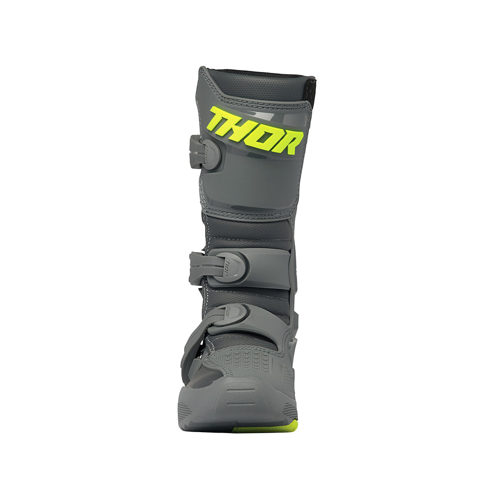 Thor Blitz XR Youth MX Boots - Gray/Charcoal