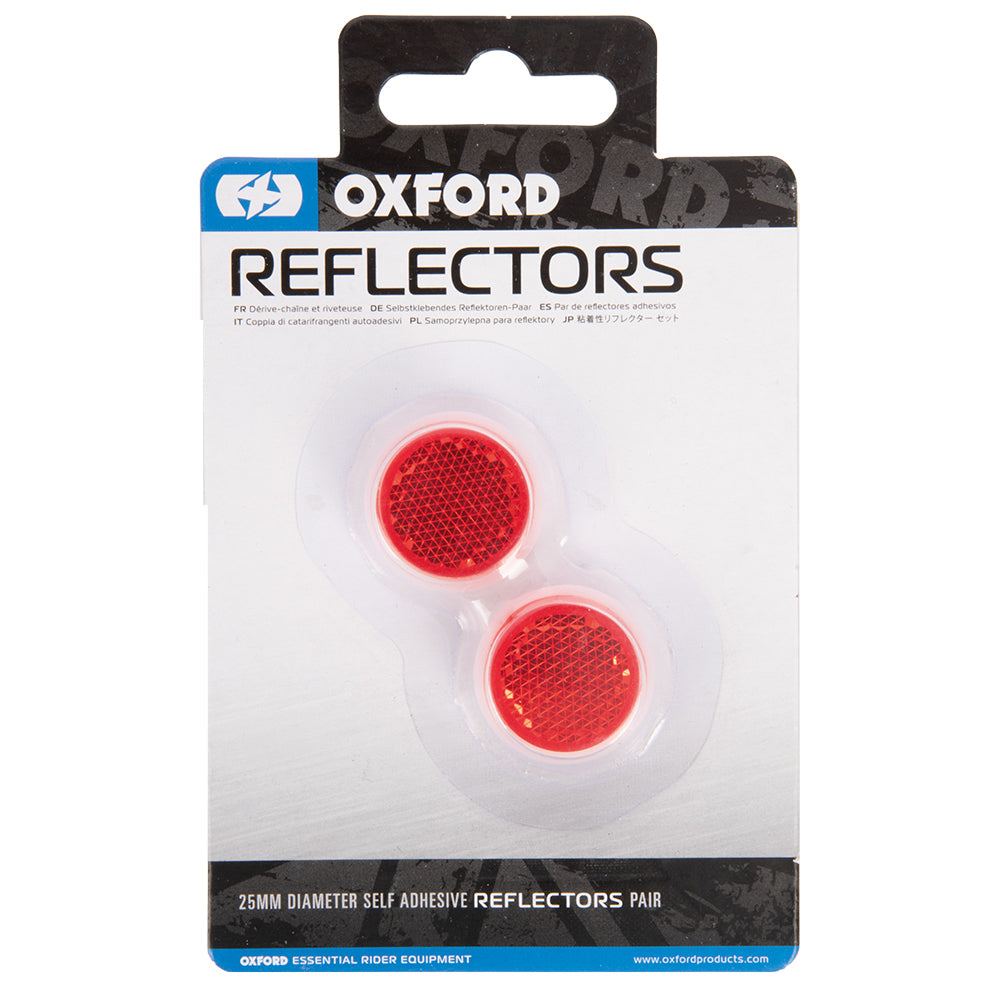 Oxford Self-Adhesive Reflectors - 20mm - Pair