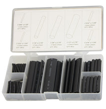 Load image into Gallery viewer, 101 Heat Shrink Kit Black 127pc