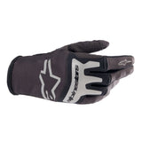 Alpinestars Techstar Adult MX Gloves - Black/Silver