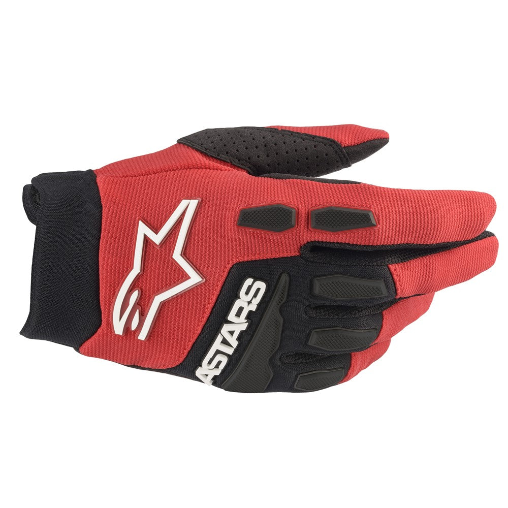 Alpinestars Youth Full Bore Gloves Bright Red/Black