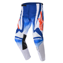 Load image into Gallery viewer, Alpinestars Racer Semi Adult MX Pants - Blue/Hot Orange