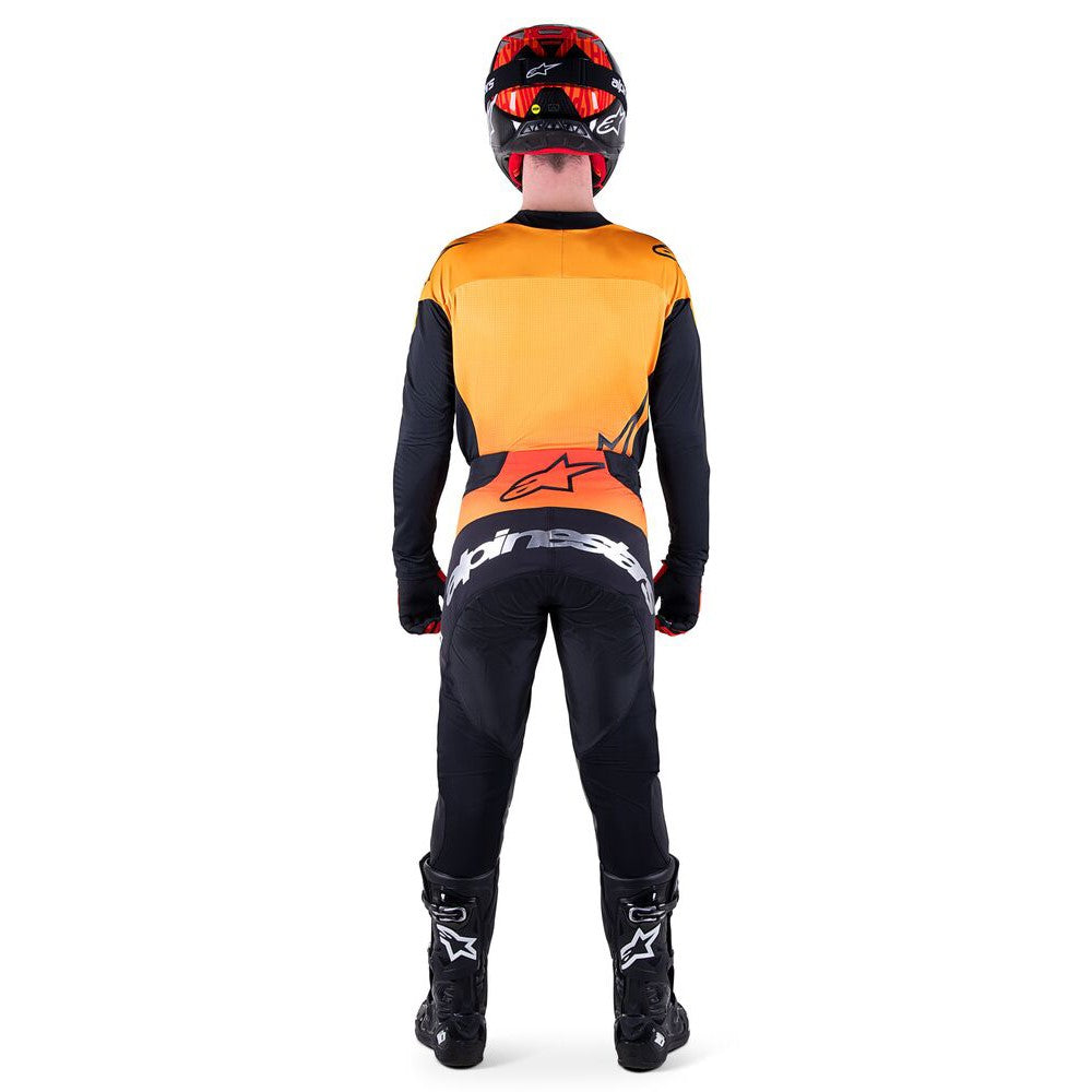 Alpinestars Techstar Sein Adult MX Jersey - Black/Hot Orange