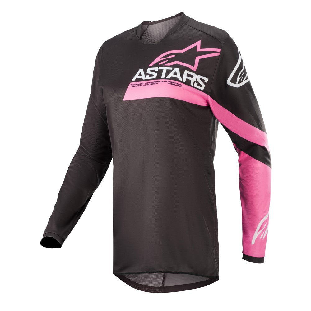 Alpinestars Stella Fluid Chaser Jersey Black/Pink Fluoro