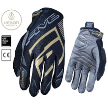 Load image into Gallery viewer, FIVE MXF ProRider S Gloves Black Gold