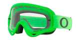 Oakley O Frame - Moto Green MX Goggles with Clear Lens