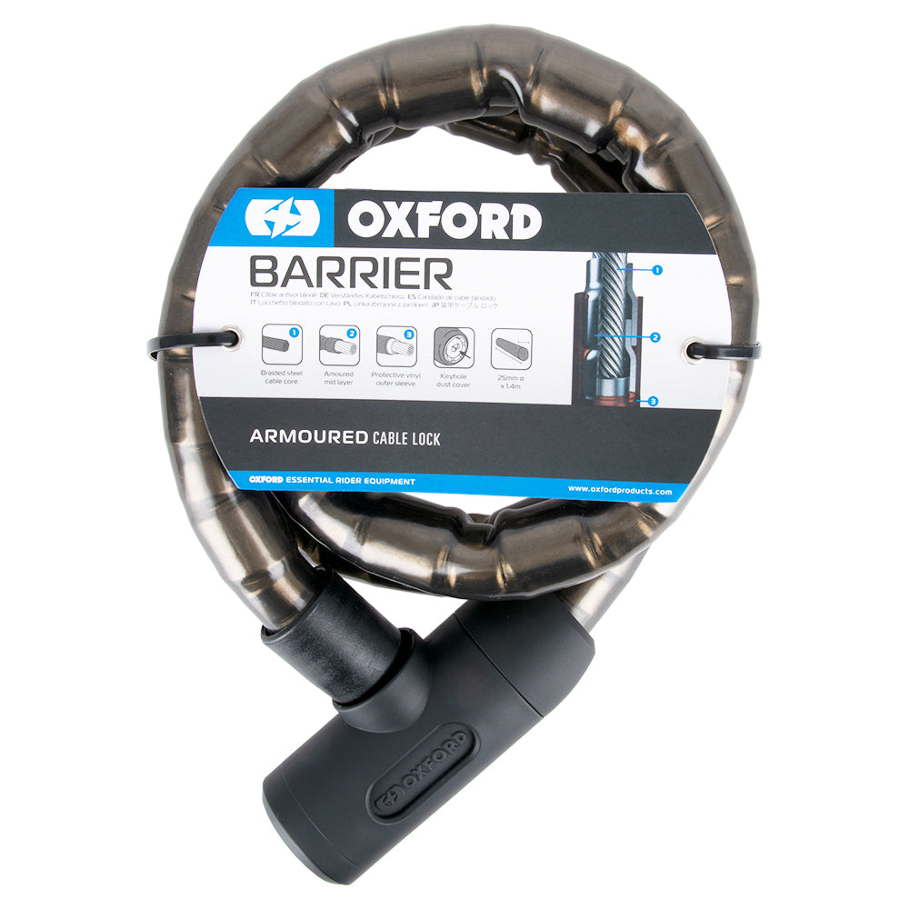 Oxford Barrier Armoured Cable - 1.5 Meter x 25mm - Smoke