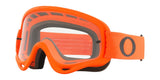 Oakley O Frame - Moto Orange MX Goggles with Clear Lens