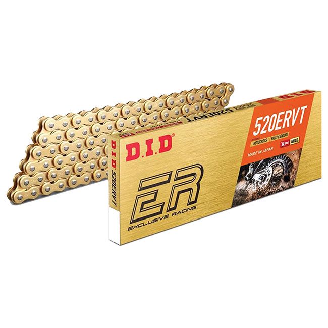 DID 520 - 120 Link ERVT X-Ring Chain - Gold