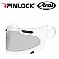 Load image into Gallery viewer, AH-1132 and AH-PL000361 - SAMPLE PICTURE - Arai DKS095 Max Vision Insert with Brow Vent (in light tint/sunny weather) offers complete field-of-view coverage for SAI &quot;Extreme Peripheral View&quot; faceshields: Corsair-V, RX-Q, Signet-Q and Vector-2 models