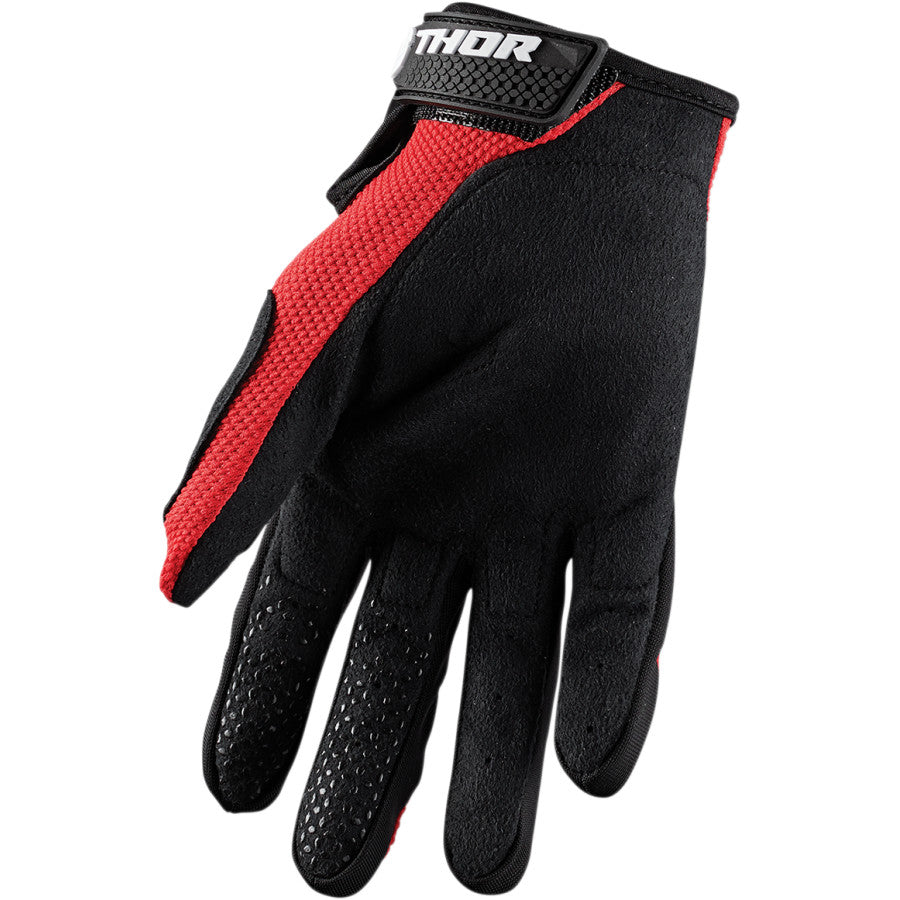 Thor Adult Sector MX Gloves - Red - S22