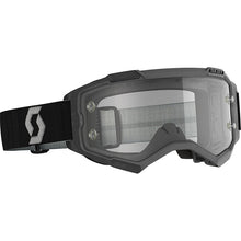 Load image into Gallery viewer, Fury Goggle Black Grey Clear Works Lens