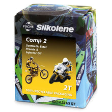 Load image into Gallery viewer, Silkolene Comp 2 Plus Synthetic 2 Stroke Oil - 4 Litre