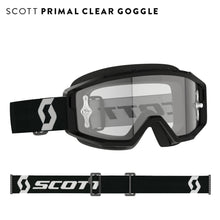 Load image into Gallery viewer, SCOTT PRIMAL CLEAR GOGGLE