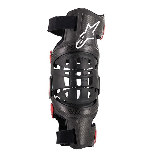 Alpinestars Bionic-10 Carbon Knee Brace - Left - Black/Red