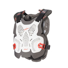 Load image into Gallery viewer, Alpinestars Adult A-1 Plus Chest Protector White/Anthracite/Red