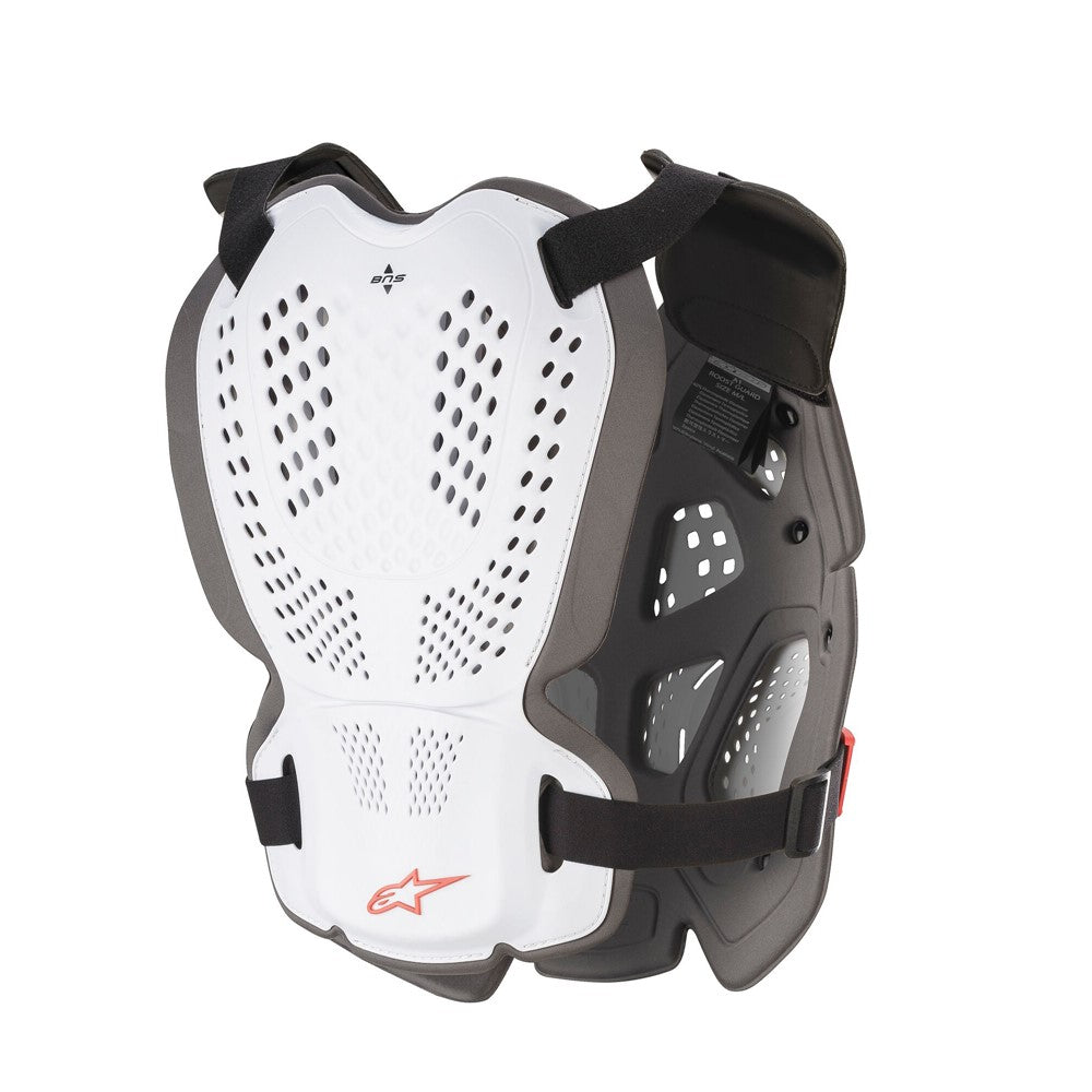 Alpinestars Adult A-1 Plus Chest Protector White/Anthracite/Red