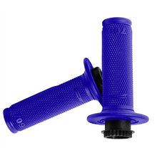 Load image into Gallery viewer, Progrip : Lock On Grips : Blue 1/2 Waffle : 2 &amp; 4 Stroke