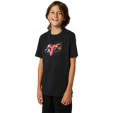 FOX YOUTH PYRE SS TEE [BLACK]