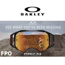 Load image into Gallery viewer, Oakley Prizm lenses - made for more than just spotting obstacles, the Prizm MX lenses help you see subtle transitions in dirt conditions so you can master all those split-second decisions to make the most of the ride