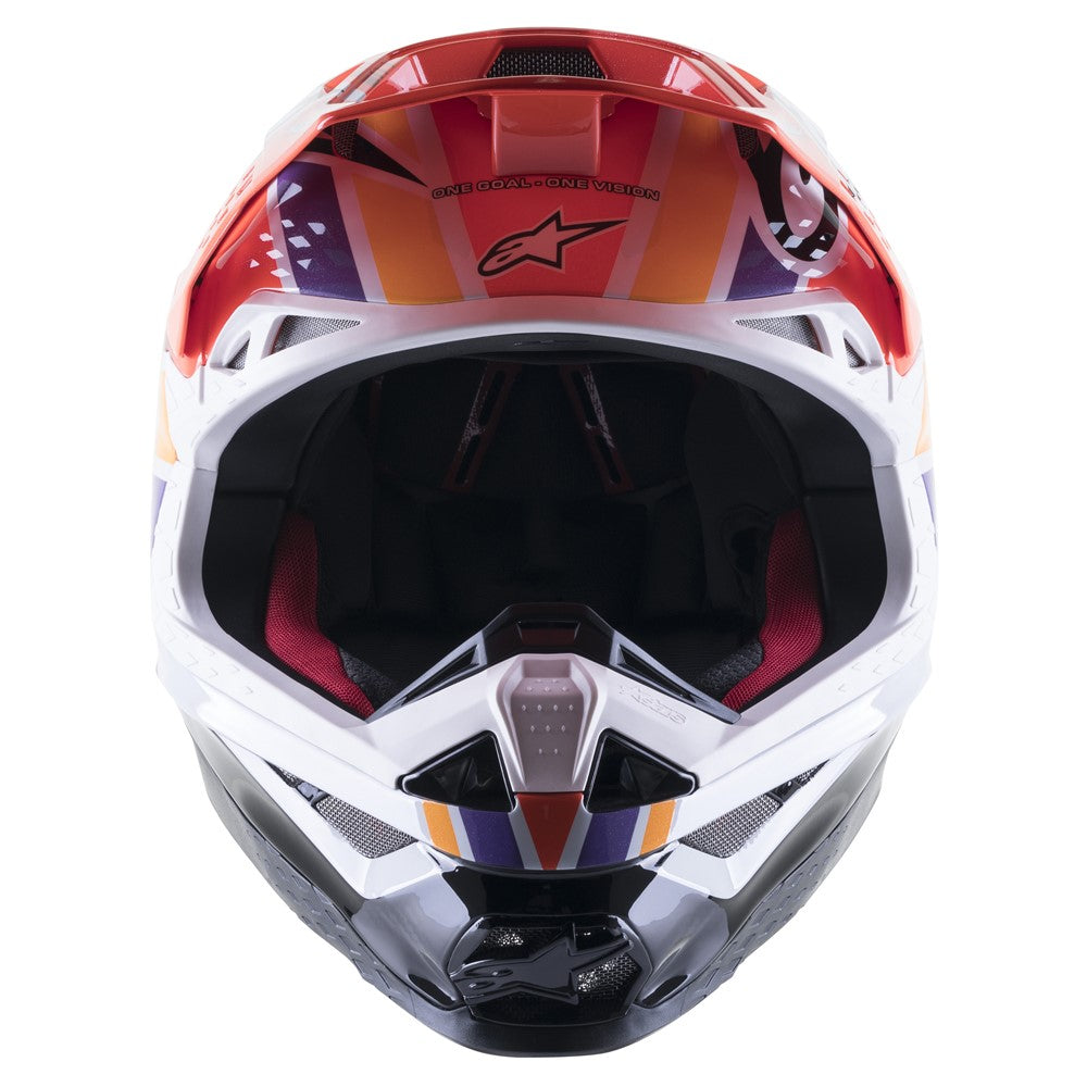 Alpinestars Adult Supertech S-M10 TLD Edition MX Helmet - Firestarter Red