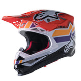 Alpinestars Adult Supertech S-M10 TLD Edition MX Helmet - Firestarter Red