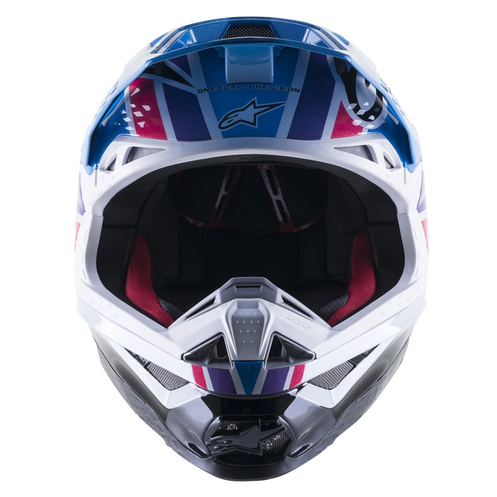 Alpinestars Adult Supertech S-M10 TLD Edition MX Helmet - Starlit Blue