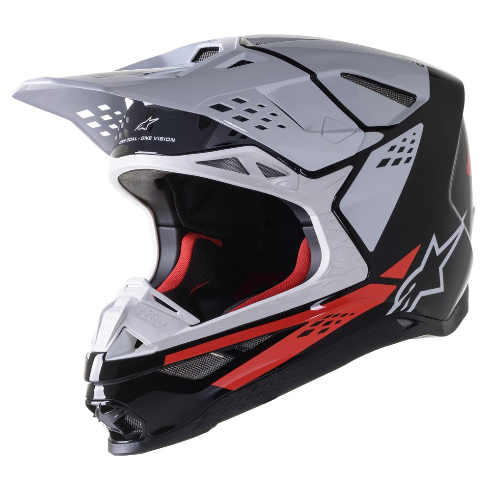 Alpinestars Supertech S-M8 Factory Helmet Black/White/Red