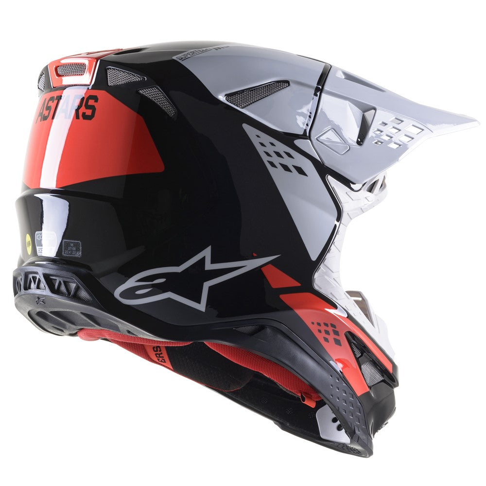 Alpinestars Supertech S-M8 Factory Helmet Black/White/Red