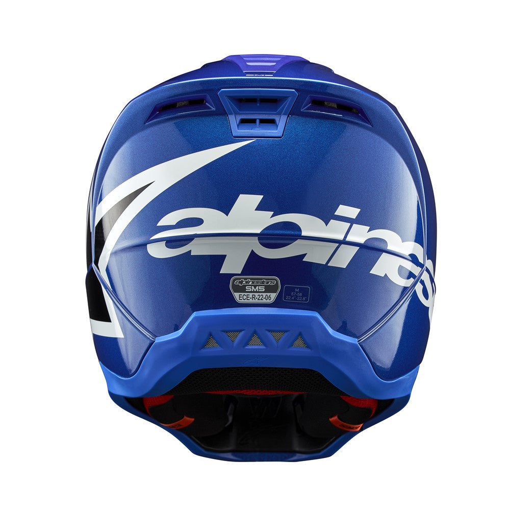 Alpinestars S-M5 Adult MX Helmet - Corp Gloss Blue