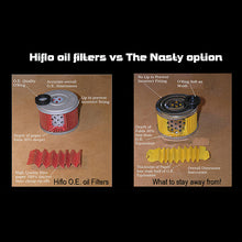 Load image into Gallery viewer, Hiflo oil filter vs the nasty option
