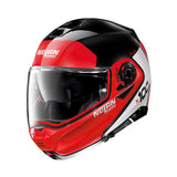 Nolan N100-5 PLUS N-Com Flip Face Helmet - red