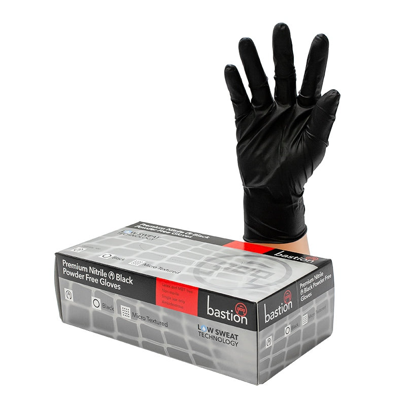 Black Diamond Textured Nitrile Gloves Large