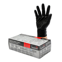 Load image into Gallery viewer, Black Diamond Textured Nitrile Gloves Large