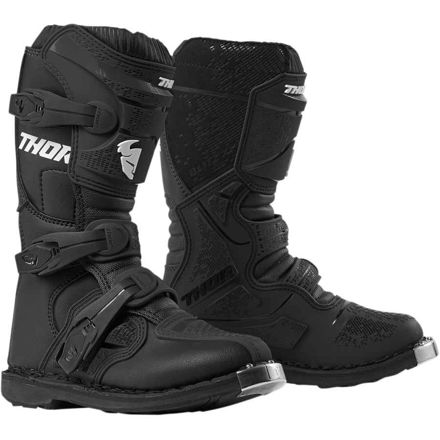 Thor Youth XP Blitz MX Boots - Black