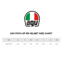 Load image into Gallery viewer, AGV Pista GP RR Race Helmet - Futuro Carbonio Forgiato - Elettro Iridium Visor