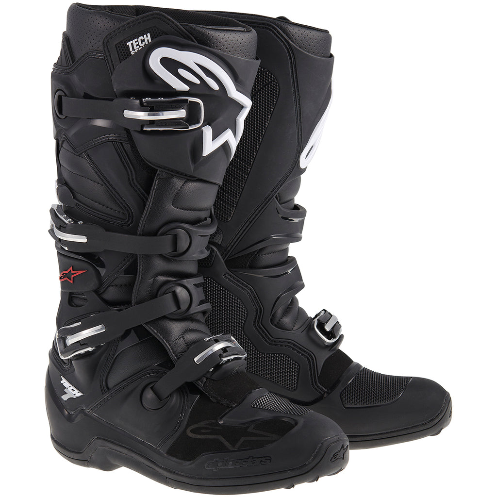 Alpinestars : Adult US8 : Tech 7 : MX Boots : Black