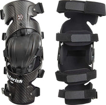 Load image into Gallery viewer, KNEE BRACE ASTERISK CARBON CELL LARGE PAIR FOR DIRTBIKE RIDERS