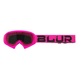 Blur Youth B-10 MX Goggles - Black/Pink