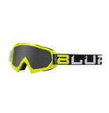 Blur Adult B-10 MX Goggles - Hi-Viz Black White