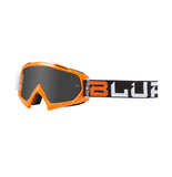 Blur Adult B-10 MX Goggles - Orange Black White