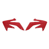 Rtech Radiator Shrouds - Honda CRF250R CRF250X - Red