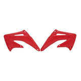 Rtech Radiator Shrouds - Honda CRF450R 02-04 - RED