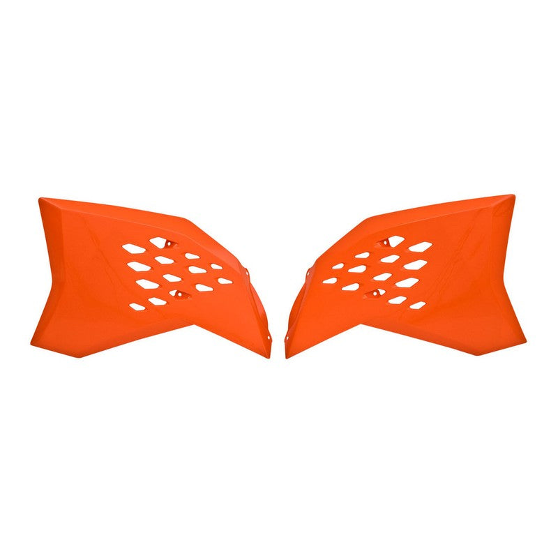 Rtech Radiator Shrouds - KTM 125-530 EXCF SXF SX EXC - Orange