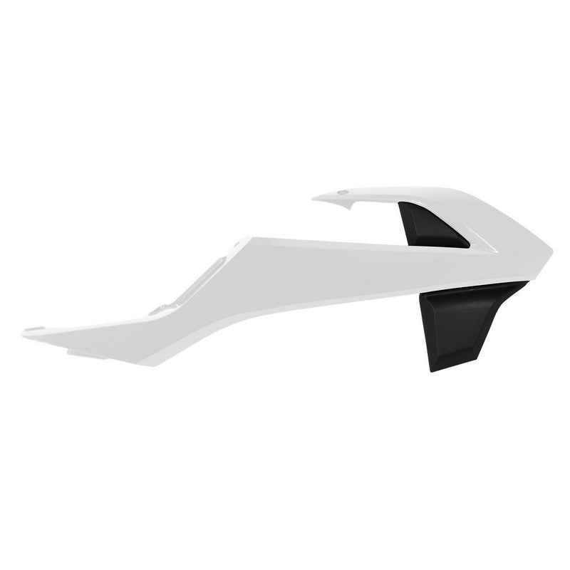 Rtech Radiator Shrouds - KTM 65SX GasGas MC65 - White/Black