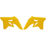 Rtech Radiator Shrouds - Suzuki RMZ250 07-09 - Yellow
